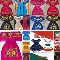 Girls Mexican Dresses - Variedad de Vestidos, Niñas
