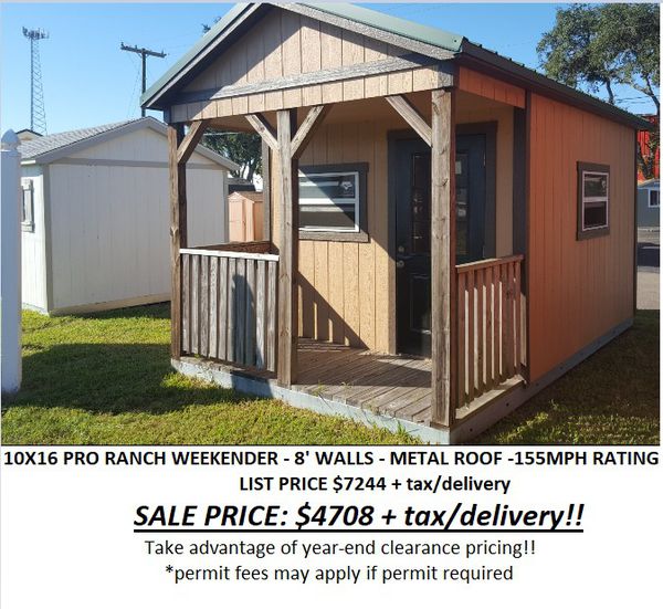 tuff shed - 10x16 weekender series for sale in tampa, fl