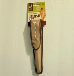 Bamboo Silverware Utensil Cutlery Set To Go Ware (NoHo) 