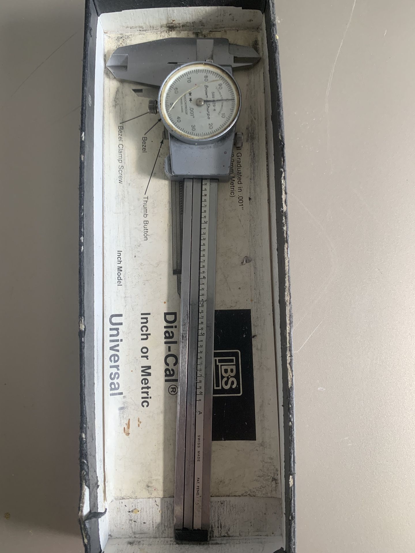 Brown & Sharpe 0-6 Dial Caliper