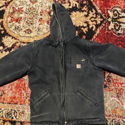 Carhartt Black Grey Vintage Jacket Medium 