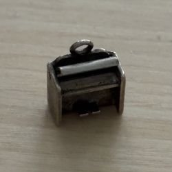 Vintage Sterling Silver Upright Piano Charm