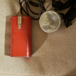 Vintage U. S. Government Justrite 1904 Fashlight/Headlamp 