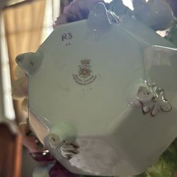 English china flower vase