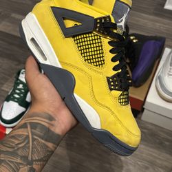 Yellow Lighting 4s Sz 9 Og Box 