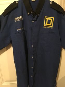 NASCAR Kenny Wallace signed pit crew shirt
