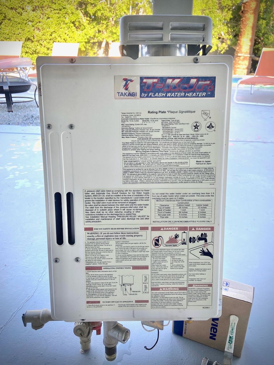 ***TANKLESS Water Heater by Takagi***