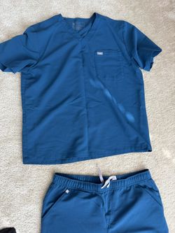 Man Figs Scrub Set Size XL
