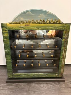 Vintage Golf Ball Display Cabinet