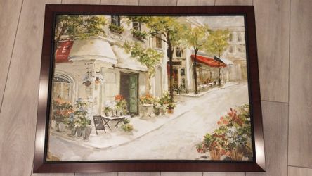 Framed Painting Europe Photo 29 X 38