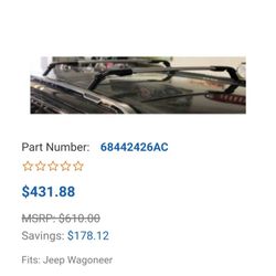 Jeep Wagoneer OEM Roof Rack Cross Bars