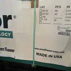 Subfloor 3/4 Plywood $19