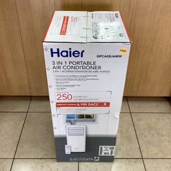 HAIER 3-IN-1 PORTABLE AIR CONDITIONER QPCA08JAMW.