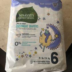 Diapers Size 6, more packs available 