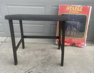 Grand Venture Stable For Nativity Blow Mold Yard Decor With Box SUPER RARE!!!!