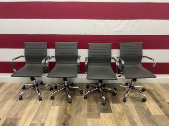 4 modern office chairs