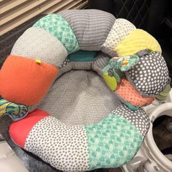 Infantino 2-in-1 Tummy Time Seated Support, Baby Floor Seat for Tummy Time