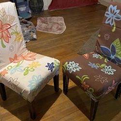 Custom Floral Kids Chairs (READ DESC)