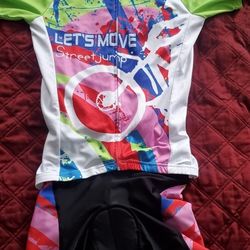Free Fisher Cycling Shirt And Shorts  KIDS XXL