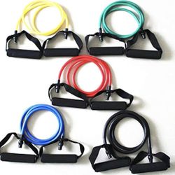 French Fitness Resistance Band Set of 5  (8)