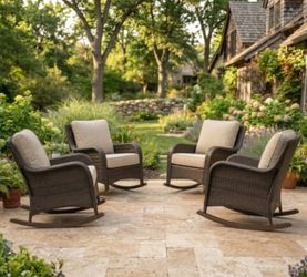 Patio Rock pictures patio rockers outdoor patio chair set brand new Sillas mesadoras ☑️🚎🆕