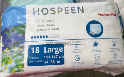 10 adult diapers/ 10 pampers de adultos