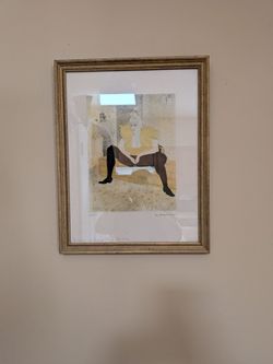 La Clownesse Assise; Henri de Toulouse-Lautrec Lithograph Print /500