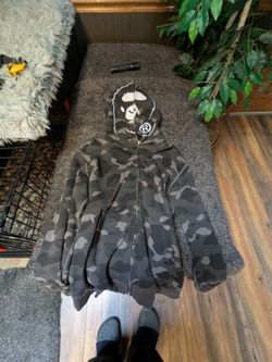 Bape lot 4 tees large and 1 zip up hoodie XL w/free  bape mask AUTHENTIC