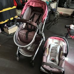 Stroller And Matching Car Seat 