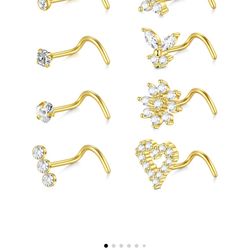 20 Gauge Nose Rings 