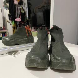 Women’s Green Sock Boots