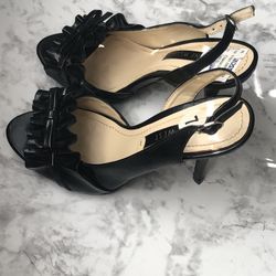 Black Bow Heels