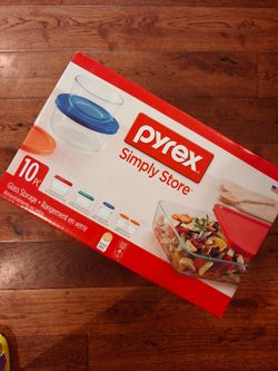 2 of Pyrex Simply Store Glass Storage Set