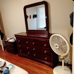 Bedroom Dresser With Mirror Cherry Oak And Also The Men's Chest Matching Set