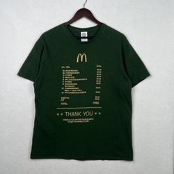 Vintage Y2K McDonalds Gold Card T shirt men's large