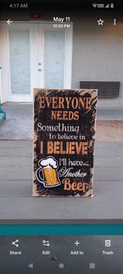 Man cave hanging wall decor Pickup 2-11 Pm Rainbow/charleston Cash Only Read Description