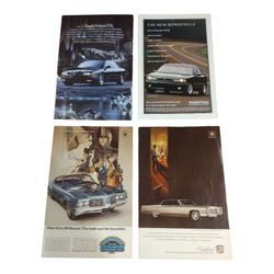 Collection Of 4 Vintage Advertisement Cadillac Oldsmobile Pontiac Eagle