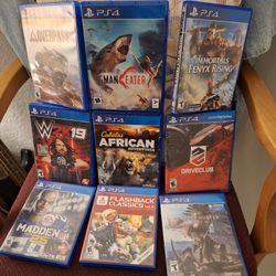 PS4 Games For Sale Or Trade