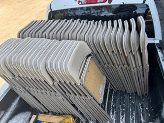 49 folding chairs with cushion
