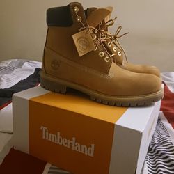 Like NEW! Men's Timberland Wheat Suede Classic Timbs Boots Size 10