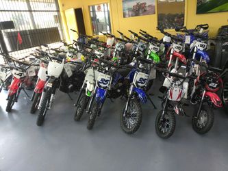 Brand new Dirt bikes on sale