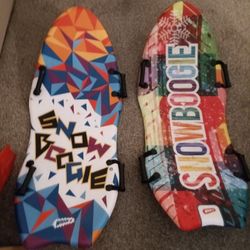 Snow Boogie Boards Both For 40