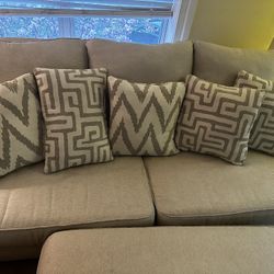 Sofa 96” And Ottoman 40”