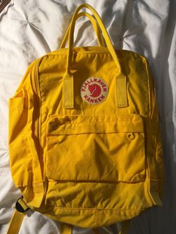 Yellow FJALLRAVEN KANKEN Backpack
