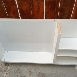 White Drawer Shelf