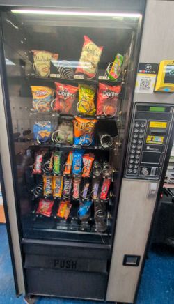 Vending machine with card reader