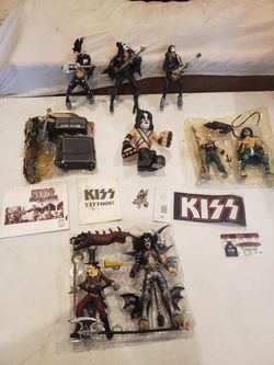 Lot of Kiss collectable action figures