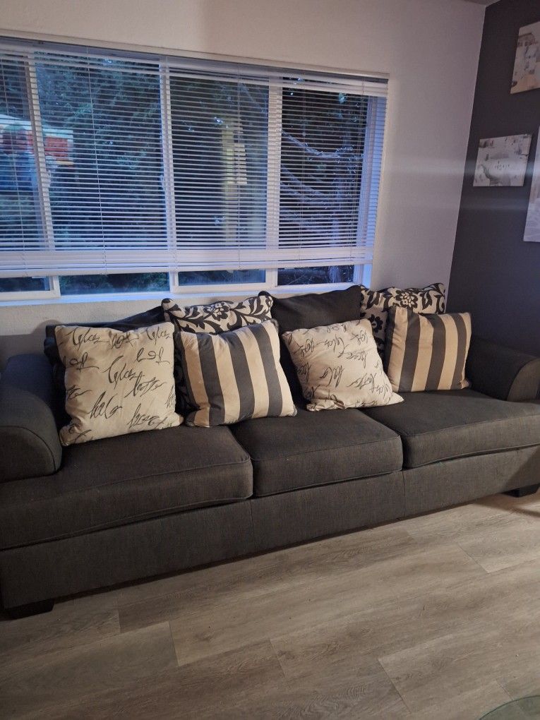 Ashley brand sofa, semi-used furniture store