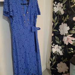Blue Modest Dress $10. Size 10P