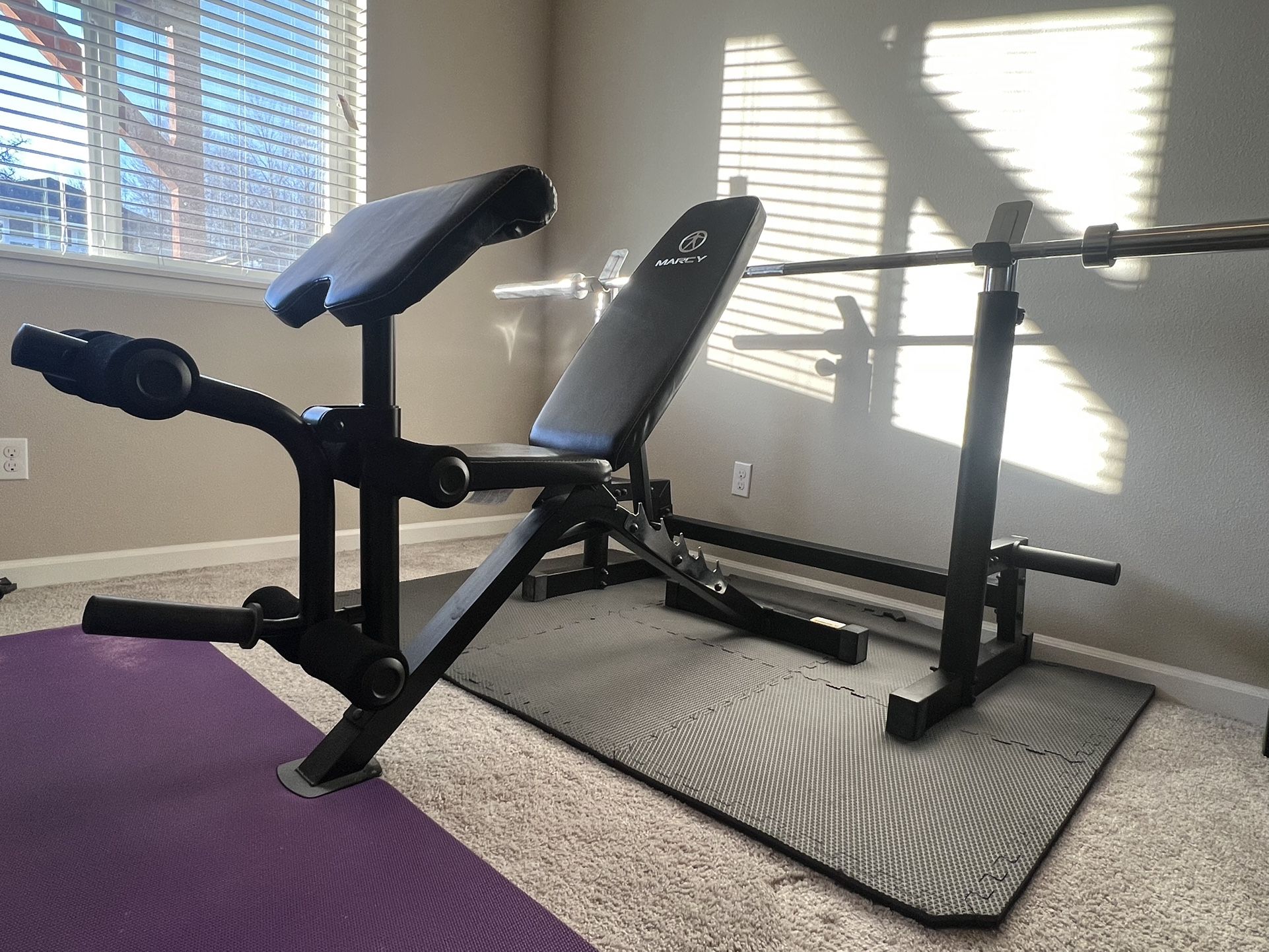 Marcy Bench Press W/ Rack & Bar